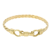 6.75” Pre-owned 9CT Hook & Loop Bangle (19.7g)